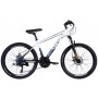 Велосипед ST 24'' SPACE-036 DD трещотка рама- ' 2024 (бело-синий)