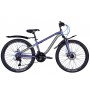 Велосипед 24' Discovery FLINT AM DD 2024 (фиолетово-серебристый)