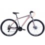 Велосипед 29' Discovery BASTION 2024 (серебристо-оранжевый (м))