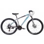 Велосипед уцененный AL 27.5' Formula MOTION AM DD рама- 2021 STK-FR-232 (серебристо-синий с черным)