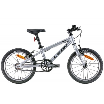 Велосипед 16' Leon GO Vbr 2022 (серый с черным)