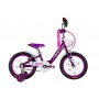 Велосипед 16' Formula CHERRY 2022 (фиолетовый с белым)