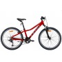 Велосипед 24' Leon JUNIOR AM Vbr 2022 (красный с серым)