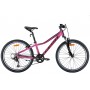 Велосипед 24' Leon JUNIOR AM Vbr 2022 (розовый с черным (м))