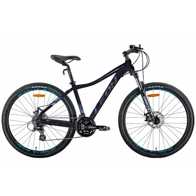 Велосипед 27.5' Leon XC-LADY AM Hydraulic lock out DD 2022 (черный с сиреневым (м))