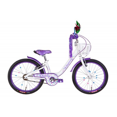 Велосипед 20' Formula CHERRY 2022 (белый с сиреневым)