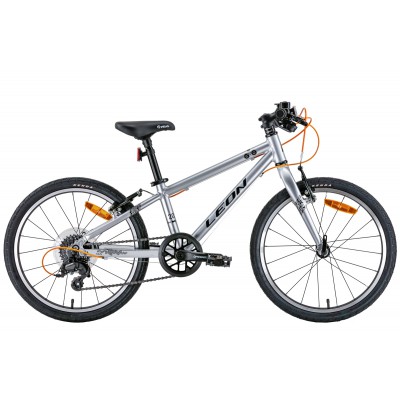 Велосипед 20' Leon GO 7 speed Vbr 2022 (серый с черным)