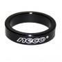 Проставочное кольцо 1-1/8' 10mm NECO 10 шт (черн.)