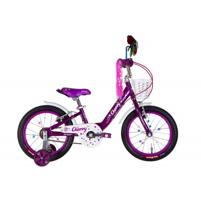 Велосипед 16' Formula CHERRY 2022 (розовый с сиреневым)