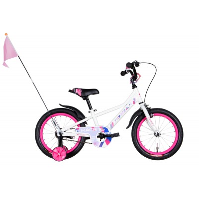 Велосипед 16' Formula RACE 2022 (белый с розовым)