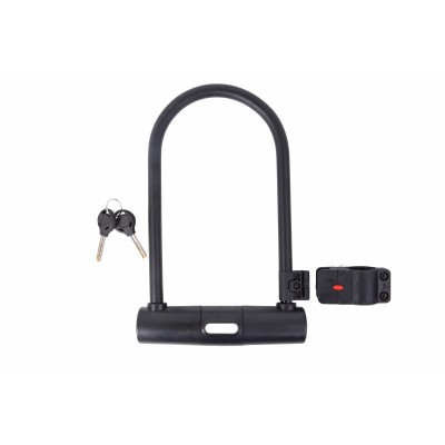 Замок U-Lock PY 6168 на ключе 127mm*229mm черный