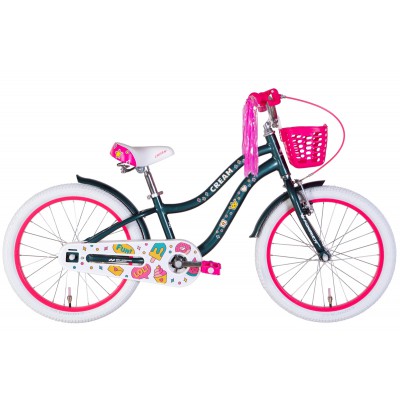 Велосипед 20' Formula CREAM 2022 (зеленый с розовым)