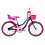 Велосипед 20' Formula FLOWER PREMIUM 2022 (черный с розовым)
