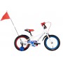 Велосипед 16' Formula RACE 2022 (белый с красным и синим)