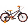 Велосипед ST 18' Formula SPORT рама- с крылом Pl 2022 (серый с оранжевым)