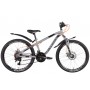 Велосипед 24' Discovery FLINT AM DD 2022 (светло-серый с черным (м))