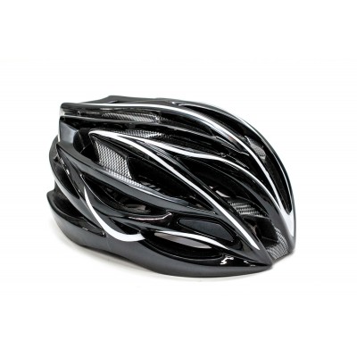Шлем велосипедный FSK AH404 чёрно-белый