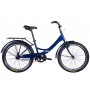 Велосипед 24' Formula SMART с багажником, без корзины 2024 (синий)