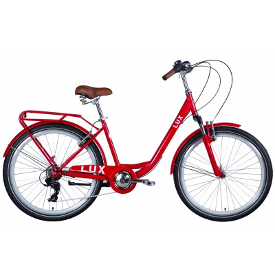 Велосипед 26' Dorozhnik LUX AM 2024 (красный)